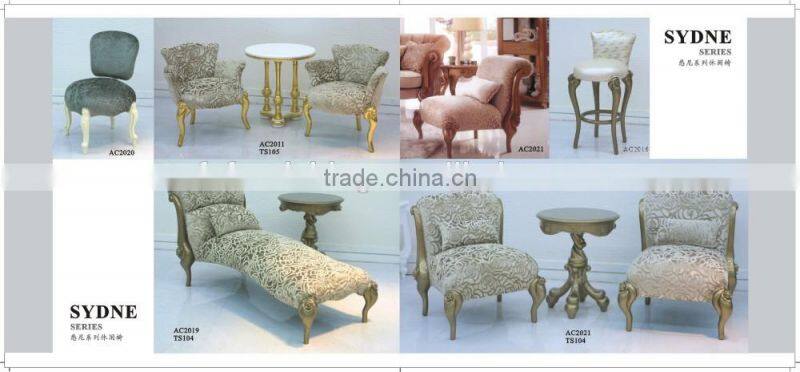 FF2058 fancy fun luxury high back decoration leisure chair red velvet wedding chair hotel photo studio shop window chair