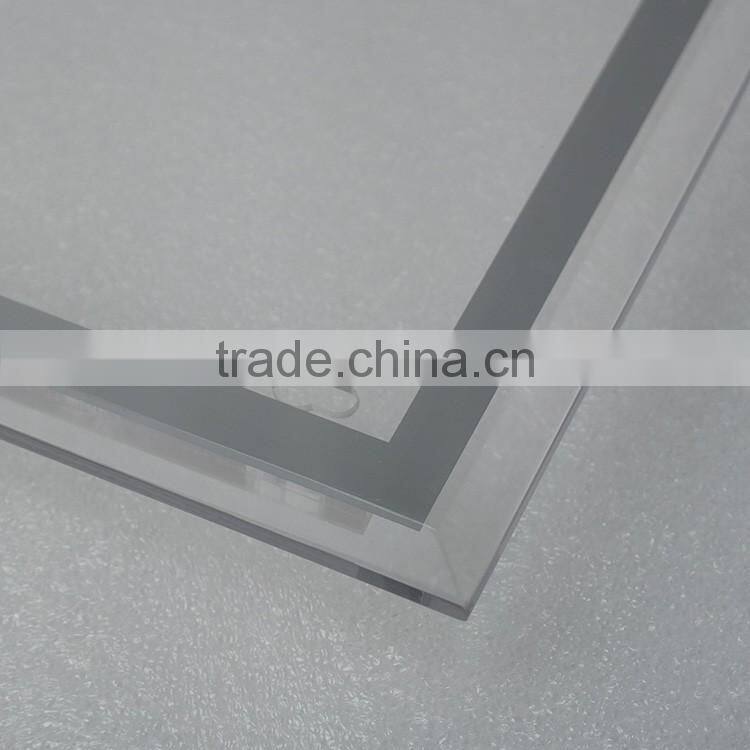 Crystal transparent acrylic photo frame a4 with support at back