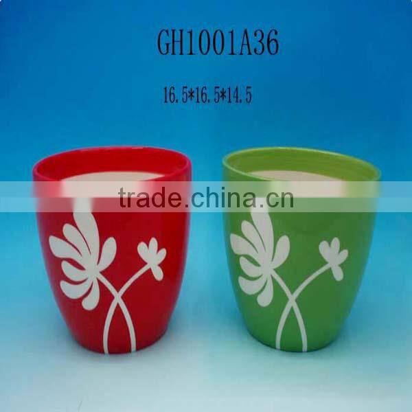 Factory price clay craft flower pots wholesale