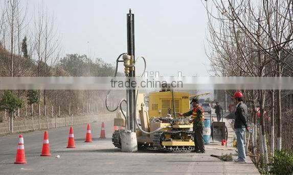 Portable diesel engine screw air compressor for industry