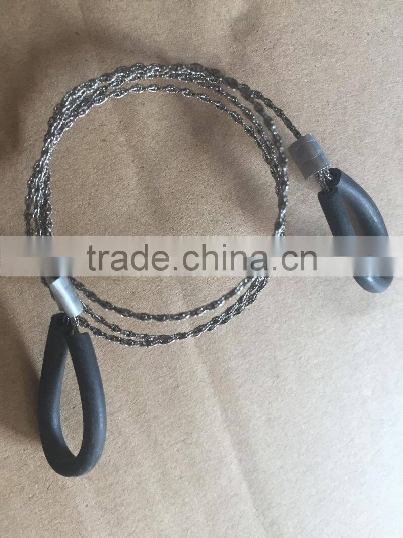 Outdoor survival line wire saw sawing wire saw