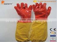 Double Color Long Sleeve Working Gloves