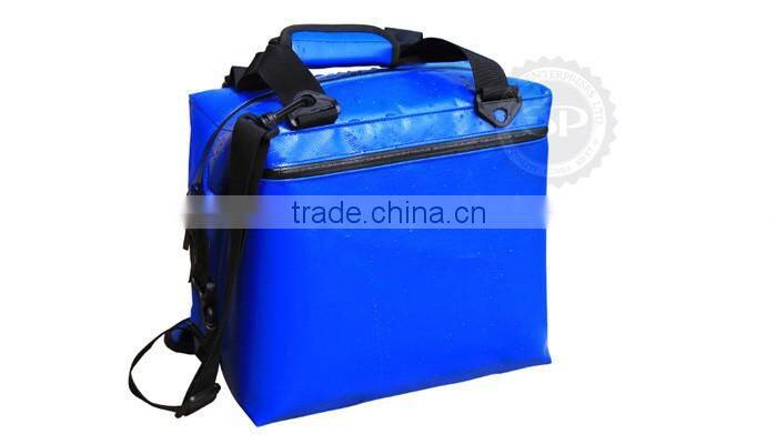 #57100 Leopard 12 Can Vinyl Fishing Cooler Bag