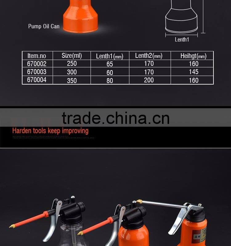 Environmental-friendly PET olier oil can Flexible metal spout oil can