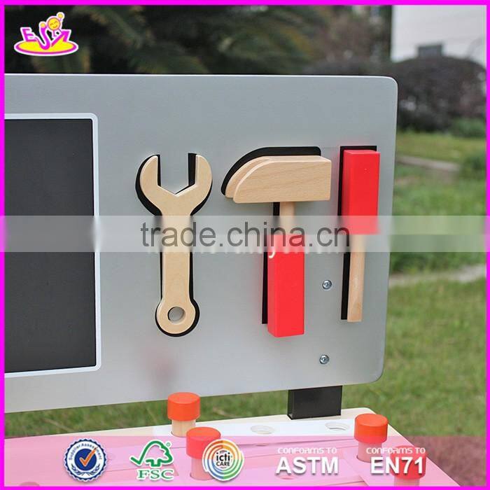 2017 Top fashion preschool toy kids wooden play workbench W03D070