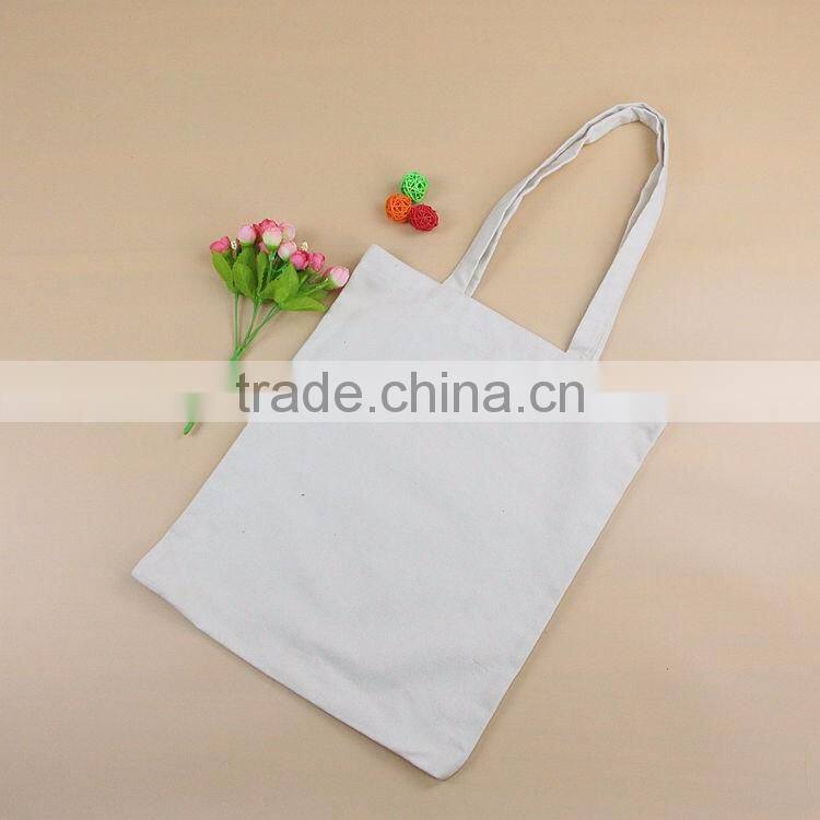 Eco friendly promotional natural cotton canvas shopping bag