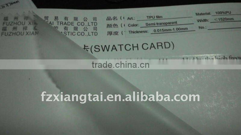 breathable waterproof tpu film