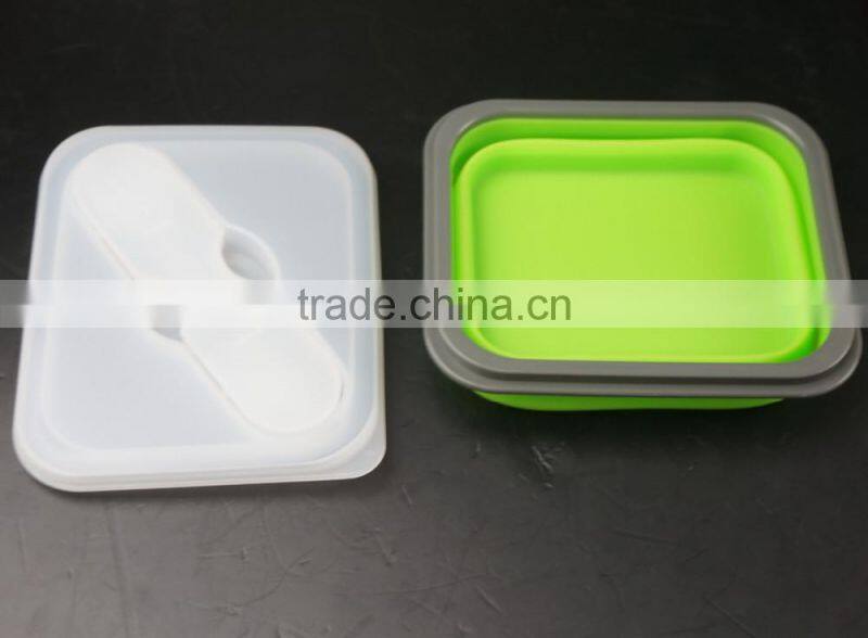 16130 Collapsible Silicone Kids Food Storage box
