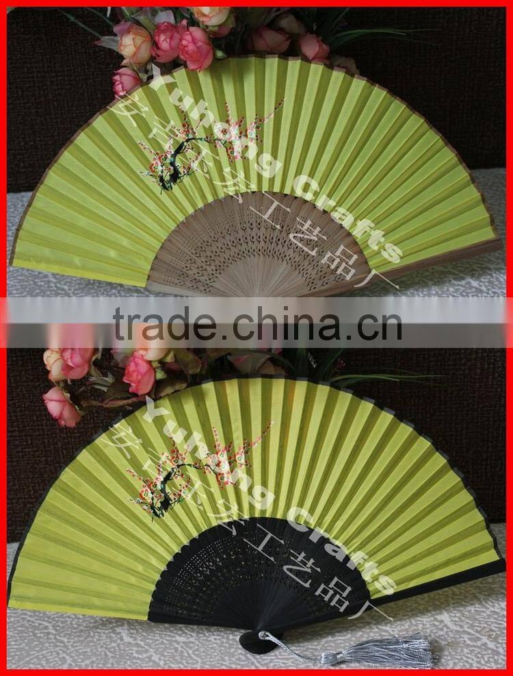 Nice bamboo cloth fan for ladies