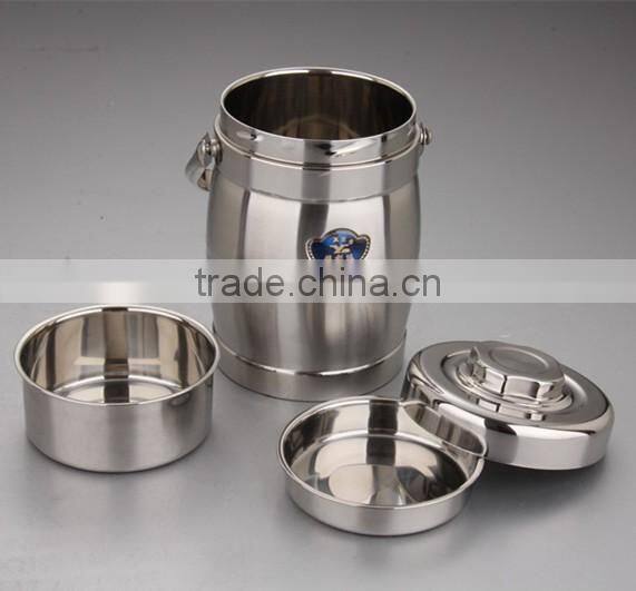 China manufacture cheap high quality stainless steel vacuum sealed food container