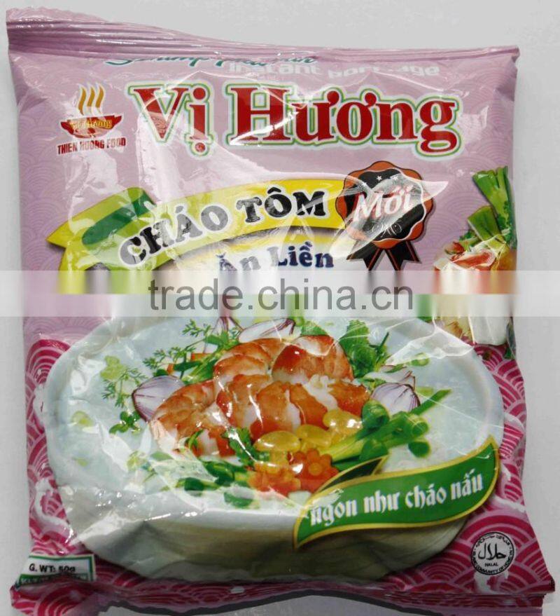 SHRIMP FLAVOUR VIETNAMESE INSTANT PORRIDGE 47g - Thien Huong Food JSC