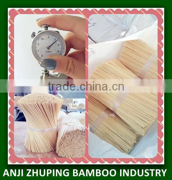Raw Agarbattis Round Bamboo Sticks for India