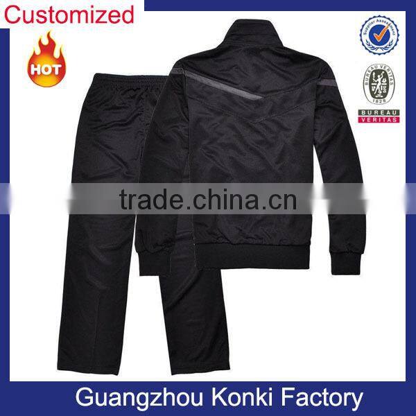Wholesale blue wear set custom wind-break sport wear for men