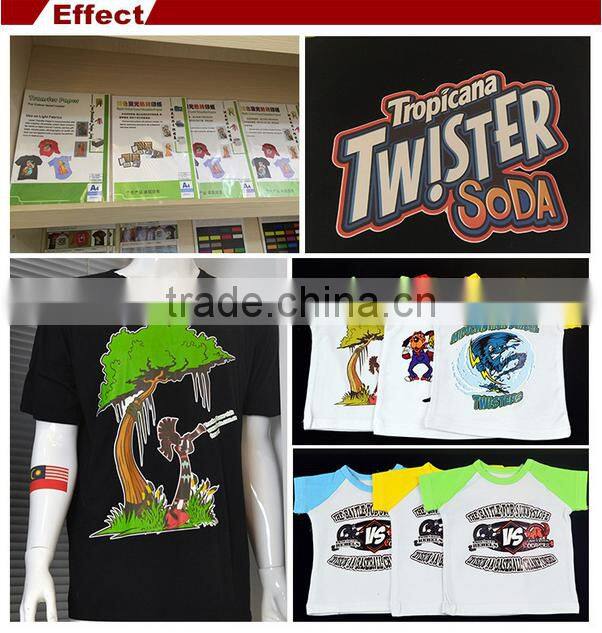Wholesale a4 light & dark laser heat transfer paper