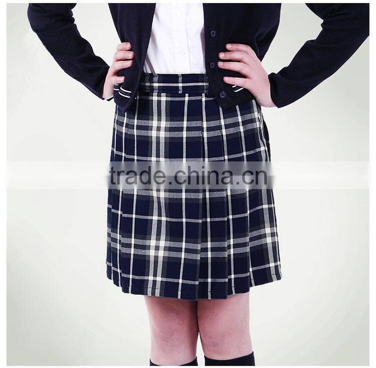 The British girls' Plaid skirt Scotland Pleated skirt student uniform skirt custom