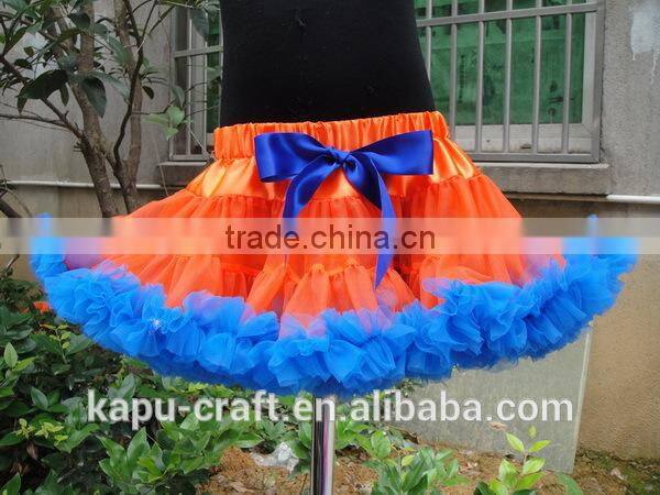 High quality wholesale kids skirt chiffon pettiskirt tutu