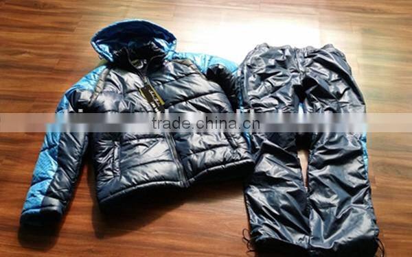 shipping delay men thick padded jacket sets stocks