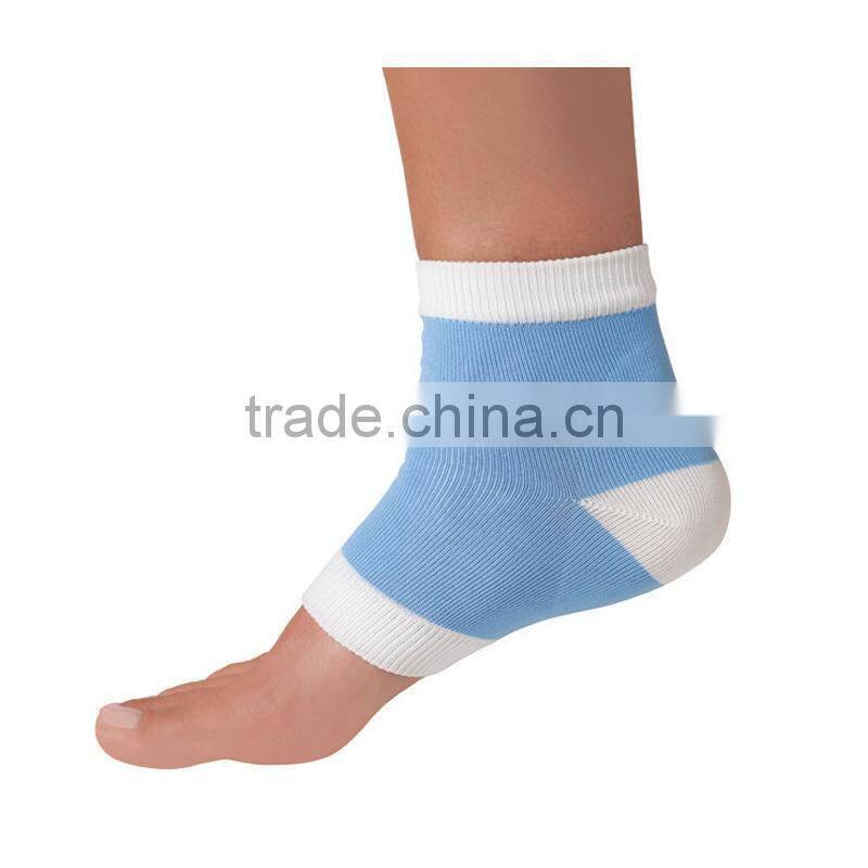 Heel Moisture Socks Gel Cushion Heel Support