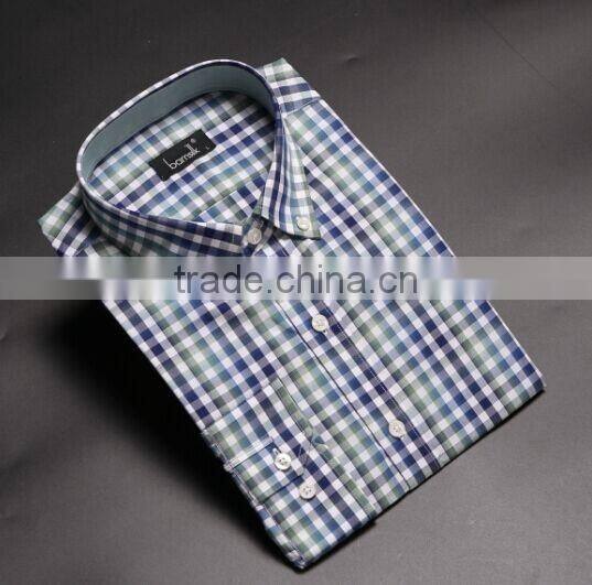 spring and summer white casual man shirt with silk feeling
