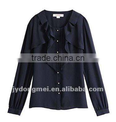 women elegant chiffon shirt