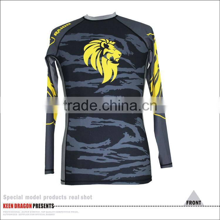 Bjj fightgear brazillian jiu jitsu longsleeve mma rashguards