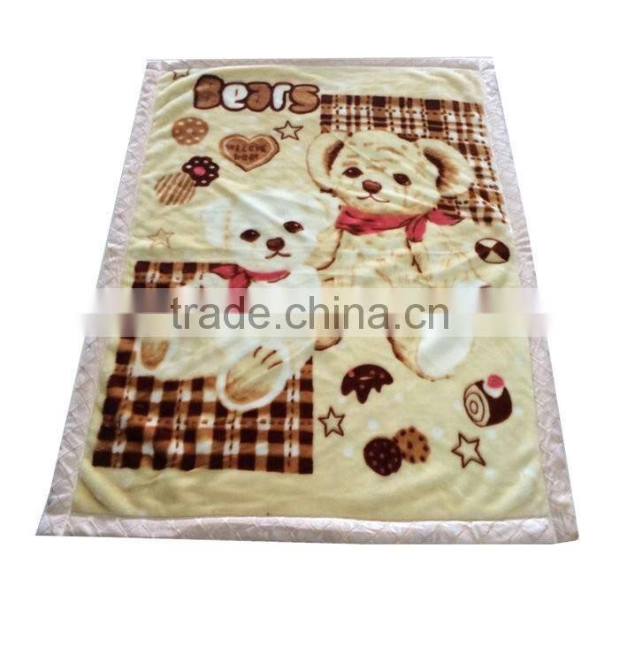 Top Selling Factory Wholesale OEM Baby Soft Raschel Blanket