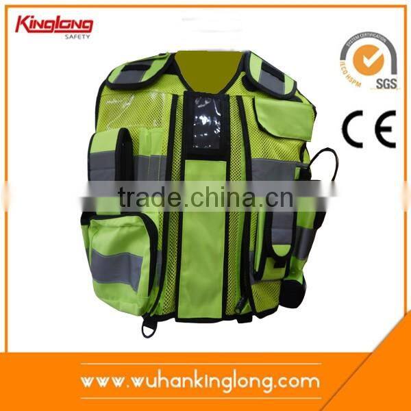 Cotton Black workwear/waistcoat/work vest pockets