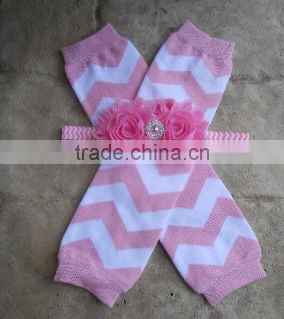 New baby leg warmers with ruffles and good quality cotton legging chevron ruffle leg warmers infant socks leggings