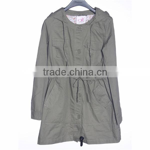 2014-2015 long winter fashion long cashmere coat for girls