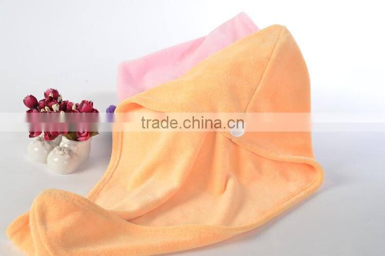 Super absorbent microfiber hair shaft grinding hair towel Thickening of dry hair shower cap