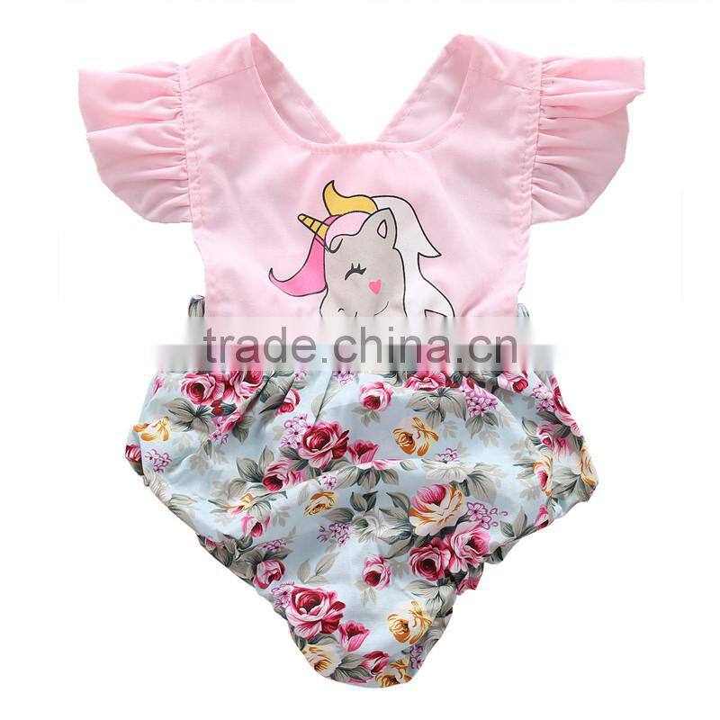 2017 hot sale fashion 100% cotton import baby clothes china baby romper/baby toddler clothing