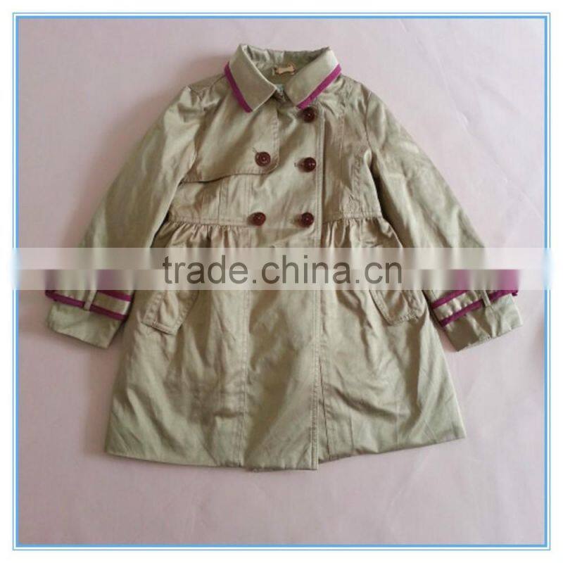 Newest Design Children Girls Autumn and Winter Coat, Children Outwear Coats, Kids Clothing, Long Coat for Children Grils