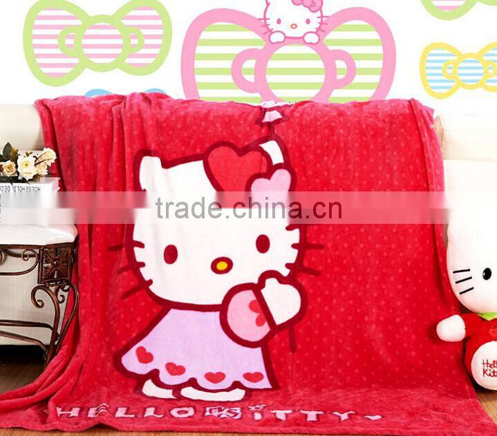 Multi Function Fashion Printed Fleece Blankets For Girl Child