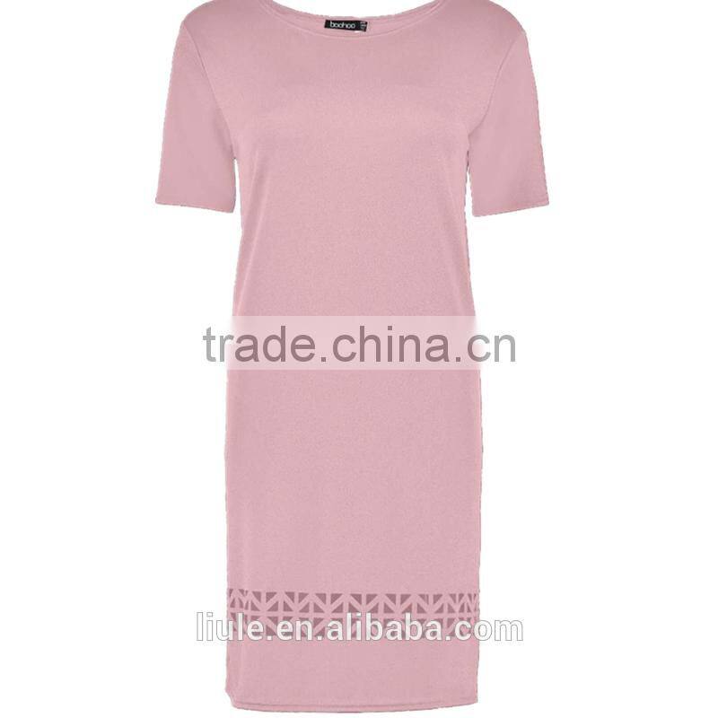 Latest Design Sexy Mature Elegant Tight Fitted Midi Casual Chiffon Dress for women