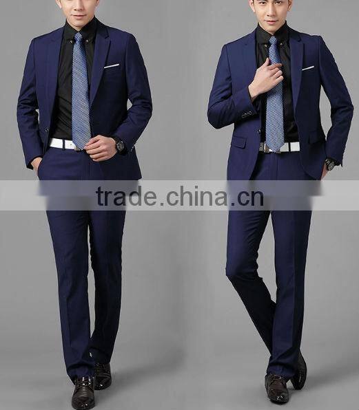 New style 2014 latest design coat pant men suit