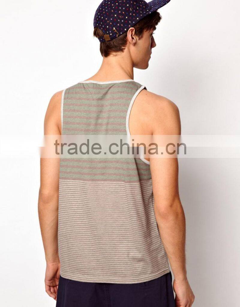 hot sell stripe vest wholesale