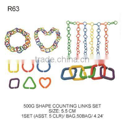 500 g Educational Connecting Toys Plastic Construct Building Interlocking Toy For Kids