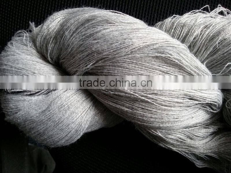 100% Acrylic yarn in NM28/2, 32/2, 36/2 raw white by hanks