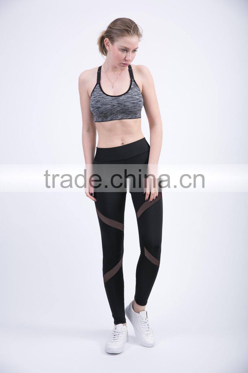 Women Yoga Pants High Elastic Fitness Sport Leggings Tights Slim Running Sportswear