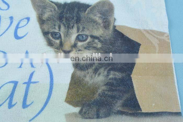 FOR ALL Age Group and Woven Technics custom tea towel digital printing