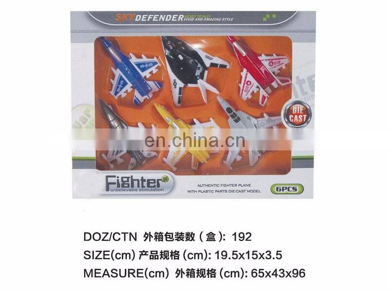 Promotional gift die cast metal slide mini plane for kids