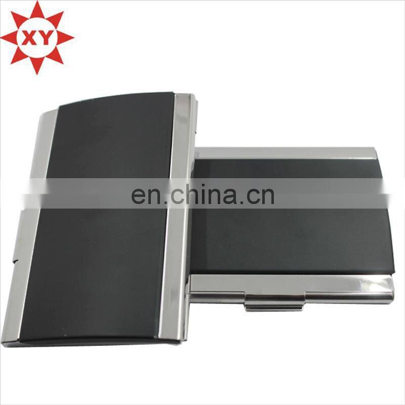 Stainless steel Leather Name Card Business Card Holder