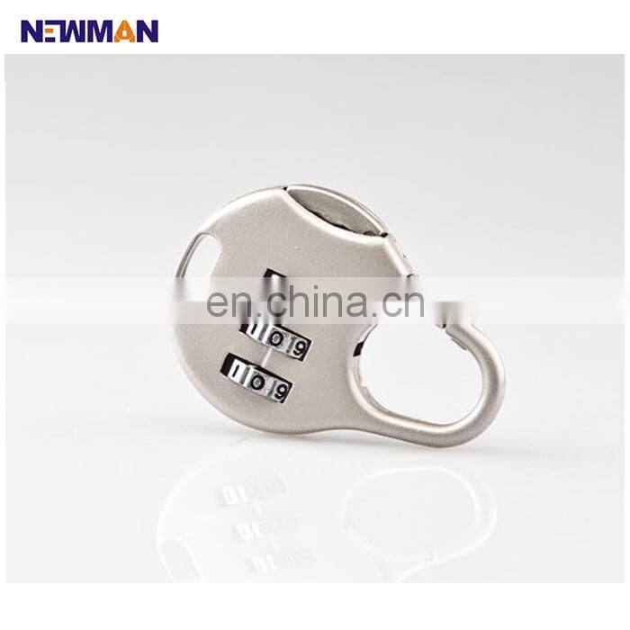 keyless security brass combination padlock,mini rectangular safety brass password lock