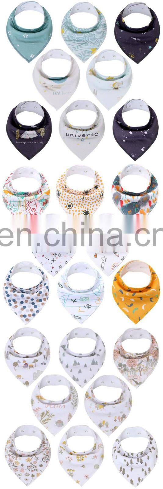 Upsimples Baby Bandana Drool Bibs Organic burp cloths cotton baby bandana bibs Baby Bandana Drool Bibs