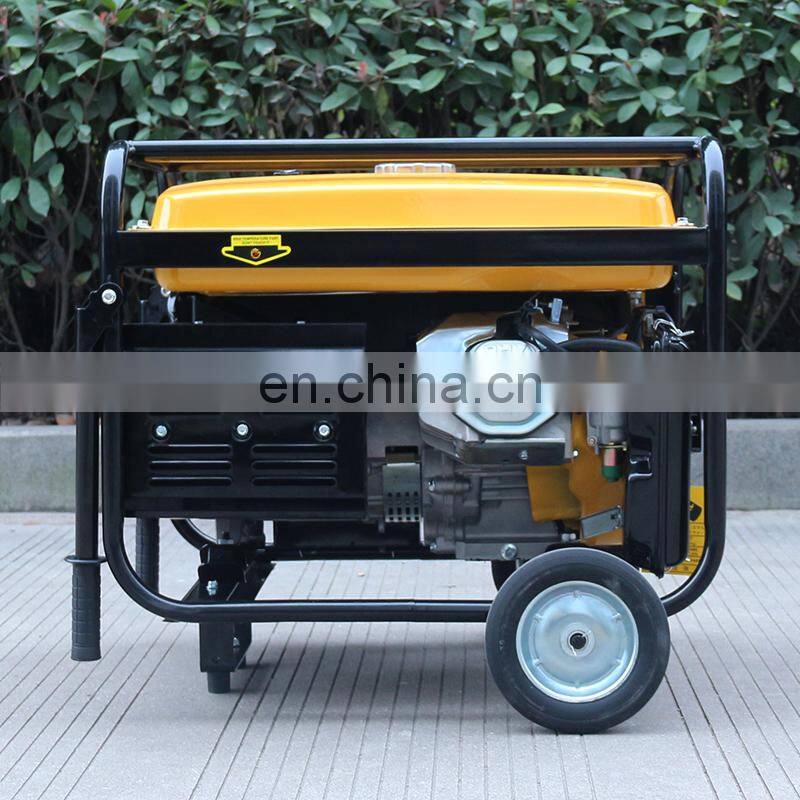 BS7500 BISON China Taizhou Home Power Standby Cooper wire Key Start 110v 6KW generator prices