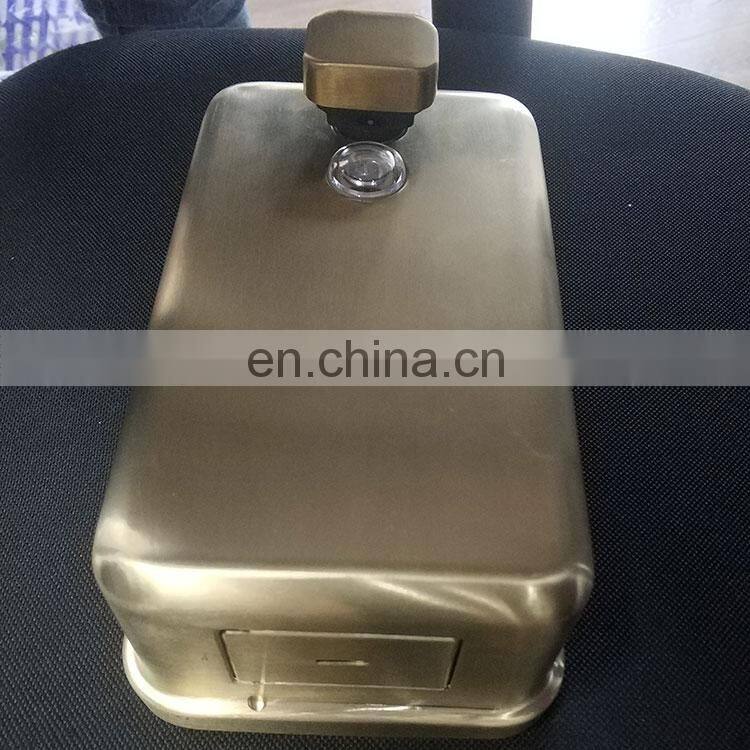 Power NEW DESIGN Royal Gold Luxury Metal Stainless Steel Wall Mounted Hand Dish Liquid and Foam Soap Dispenser