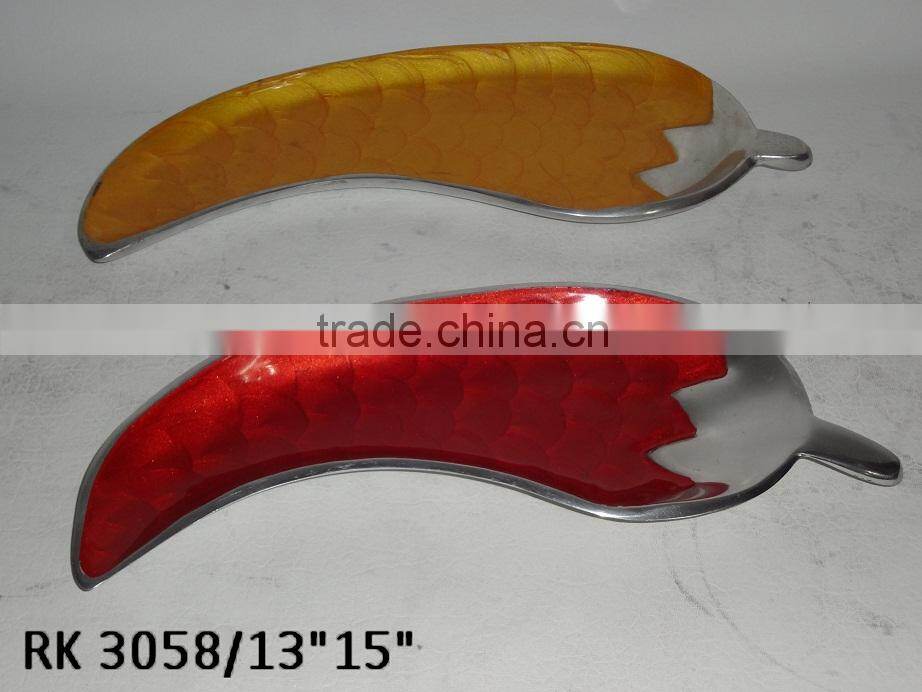 Aluminum Dry Fruit Bowl With Anamel Finish