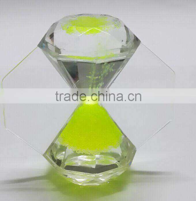 Promotional Mini Liquid Oil Hourglass, Sand Hourglass with Bubble