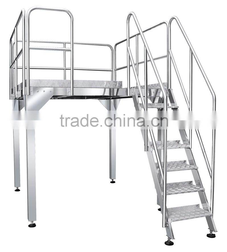 Working platform for packaging system
