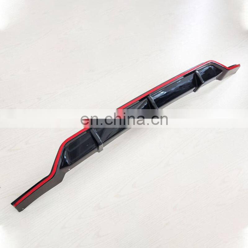 2021 New Other Exterior Accessories ABS carbon fiber look front bumper lip spoiler splitter diffuser for honda jazz fit 2018